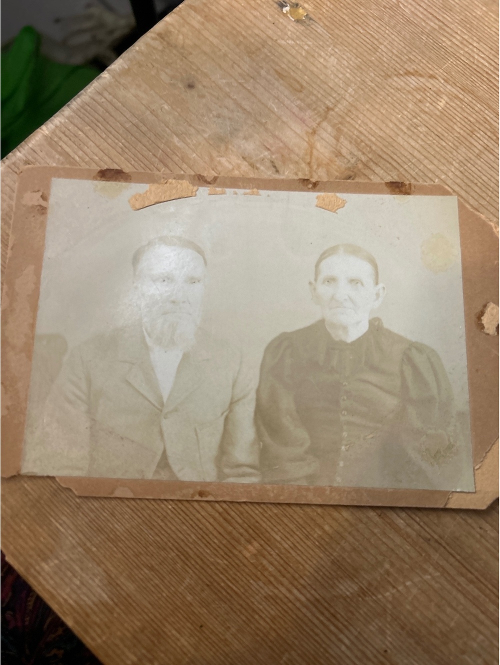 Vintage photo of an older couple